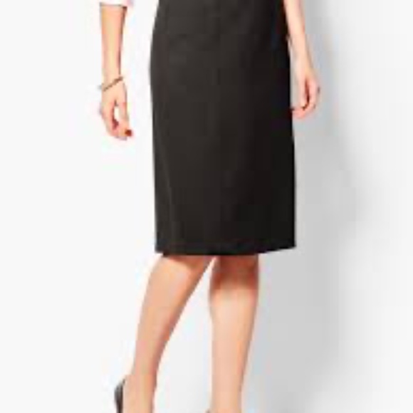 Talbots Dresses & Skirts - 🌸Talbots Refined Ponte Pencil Skirt in Black, Size 16